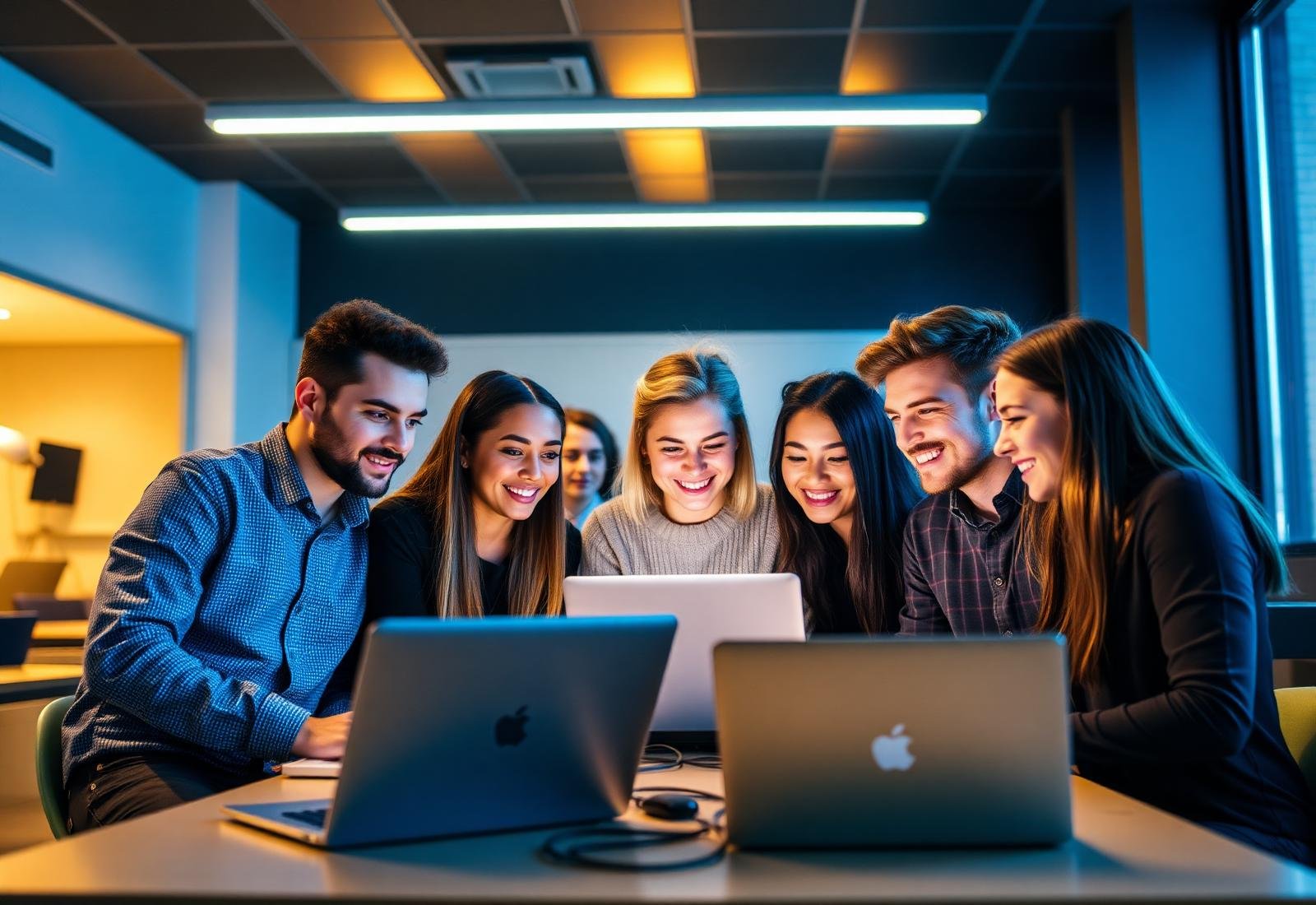 Students learning